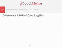 Tablet Screenshot of dodakjohnson.com